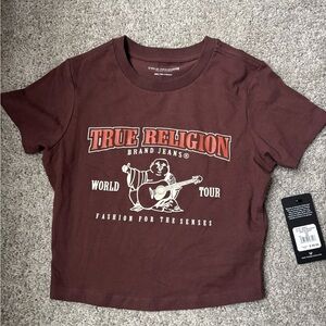 True Religion Women's Crop Tee